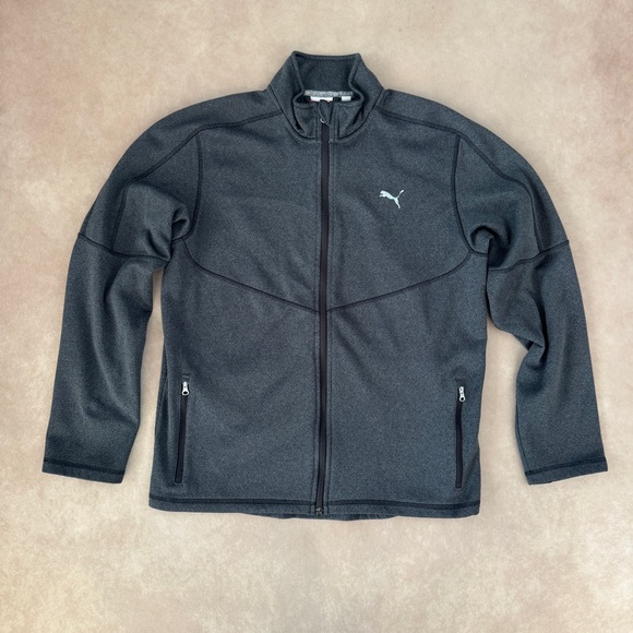 Puma Women's Black Jacket • size medium - Picture 1 of 11